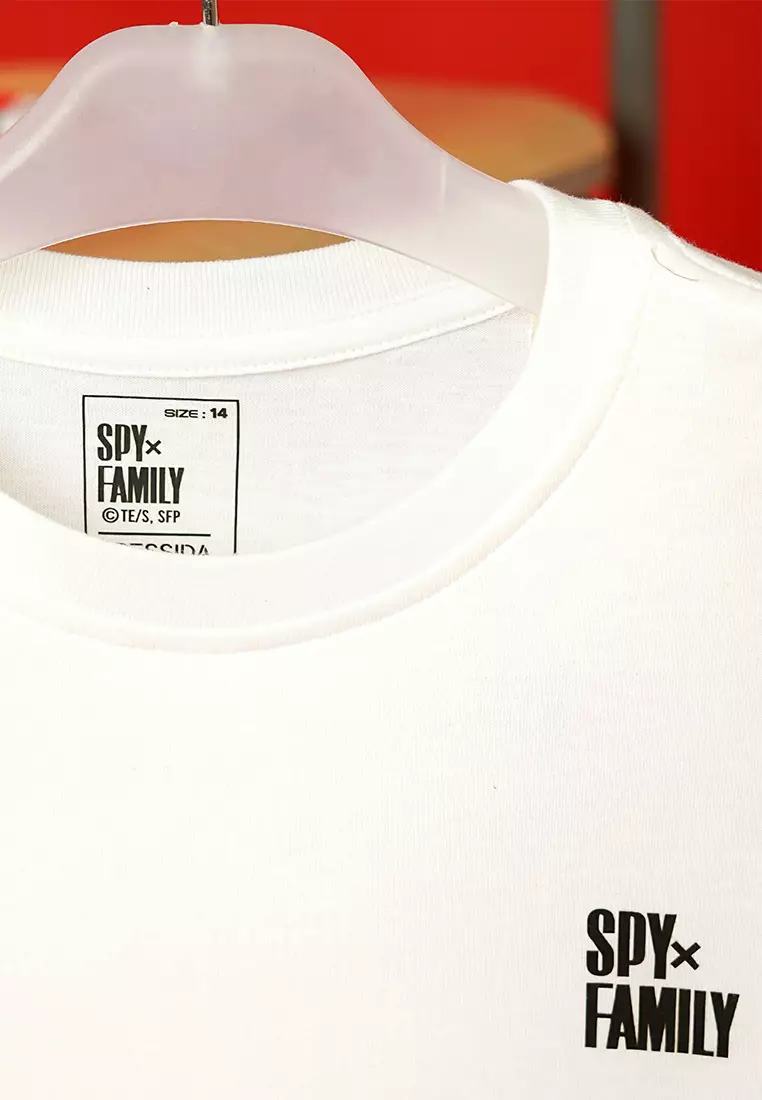 Cressida X SpyxFamily Kids Boy White T-Shirt - YB245P
