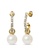 Krystal Couture multi KRYSTAL COUTURE Luminous Pearl Stud Earrings in Gold Adorned With Crystals from Swarovski® 131E5AC16A59B3GS_1
