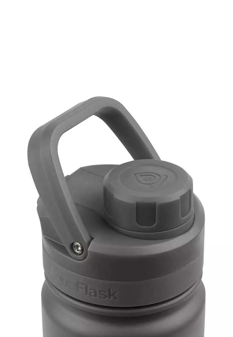 18oz Stone Gray New Sports Lid Bottle Wide Mouth Vacuum Insulated Stainless Steel Drinking Water Bottle