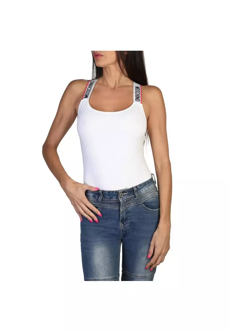 Buy MOSCHINO Cross Strap Bodysuit 2025 Online | ZALORA