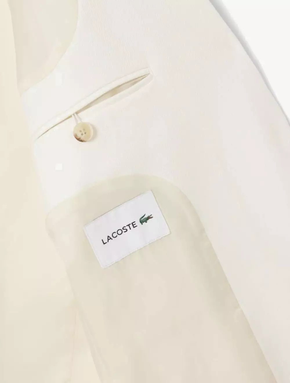 Wool Twill Blazer - White