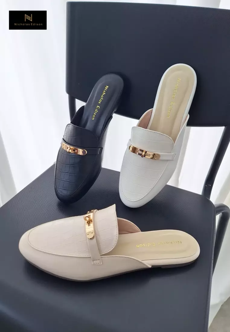 Nicholas Edison Flat Hiromi Cream