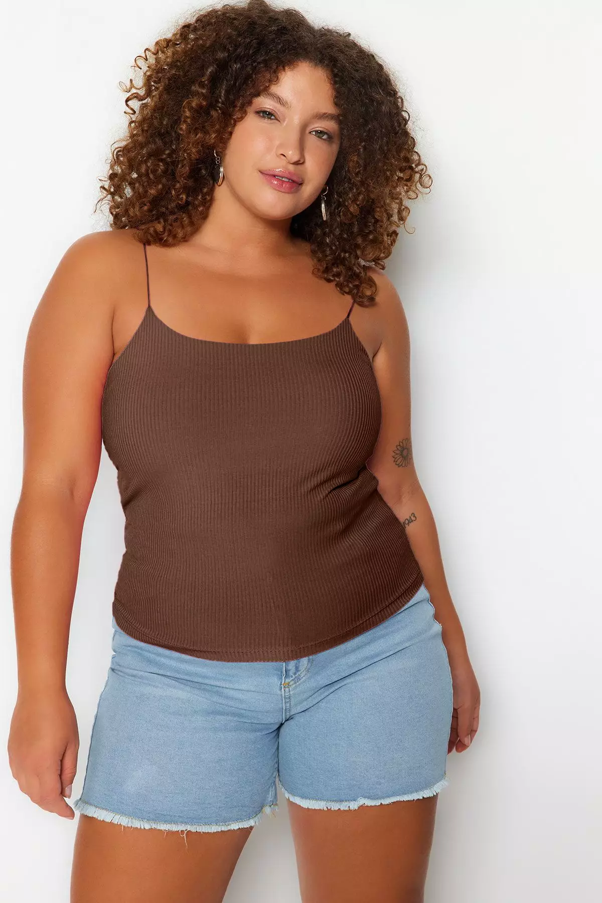 Plus Size Crop Tank Top