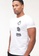 Dyse One white Round Neck Muscle Fit T-Shirt 827F4AA4DA63AAGS_2