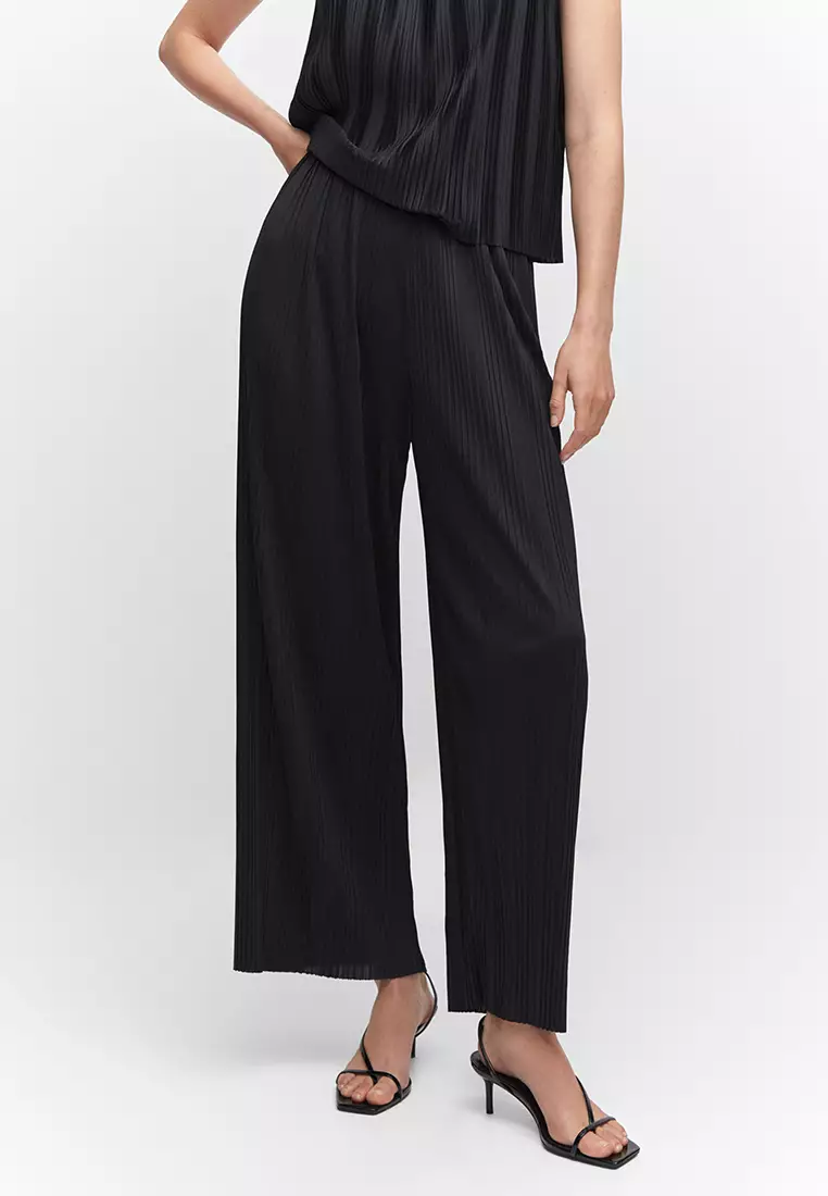 Wide leg sales pants mango