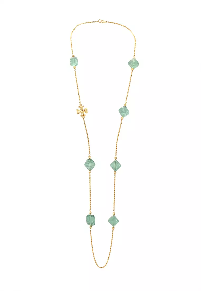 Buy Tory Burch Roxanne Long Necklace nt 2024 Online ZALORA
