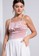ZALORA OCCASION pink Velour Ruched Bustier Cami Top 442E7AAC0D13F0GS_3