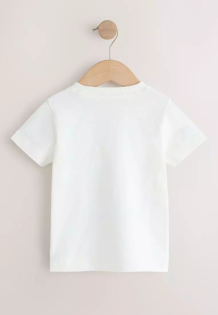 Short Sleeve All Over Graphic Print T-Shirts 3 Pack