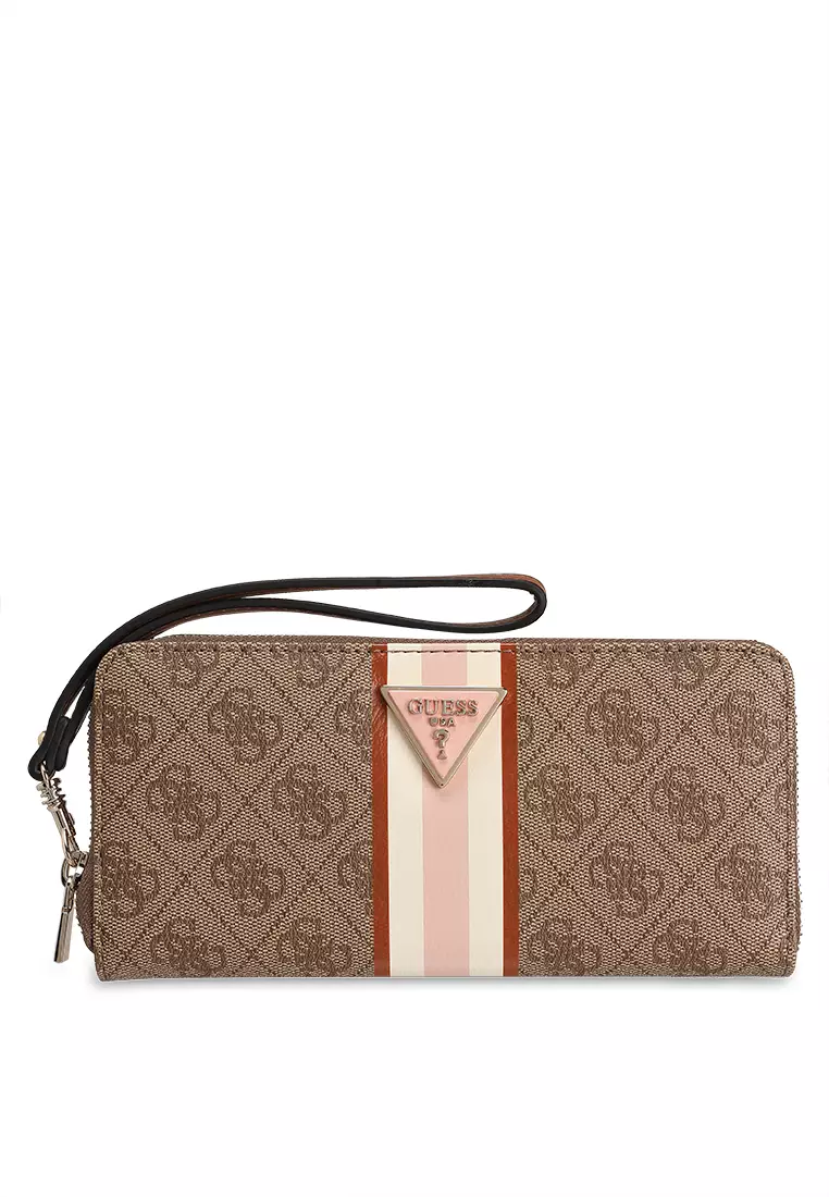 GUESS Laurel Zip Around Wallet - Portafoglio Grande Con Zip Donna In Pelle Sintetica - Foto 7