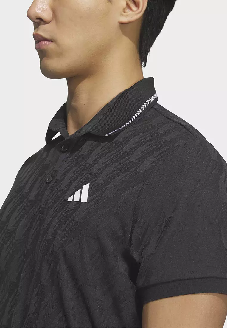Jacquard Short Sleeves Polo Shirt