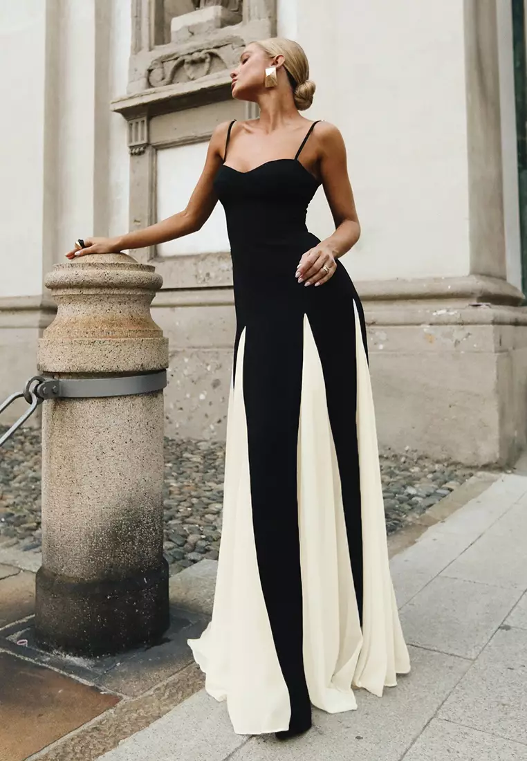 New elegant and sexy camisole dress CA25042224BK