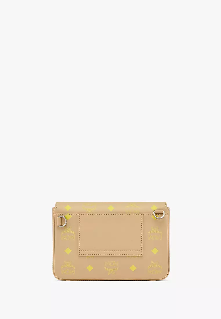 Mcm millie monogrammed cheap leather crossbody