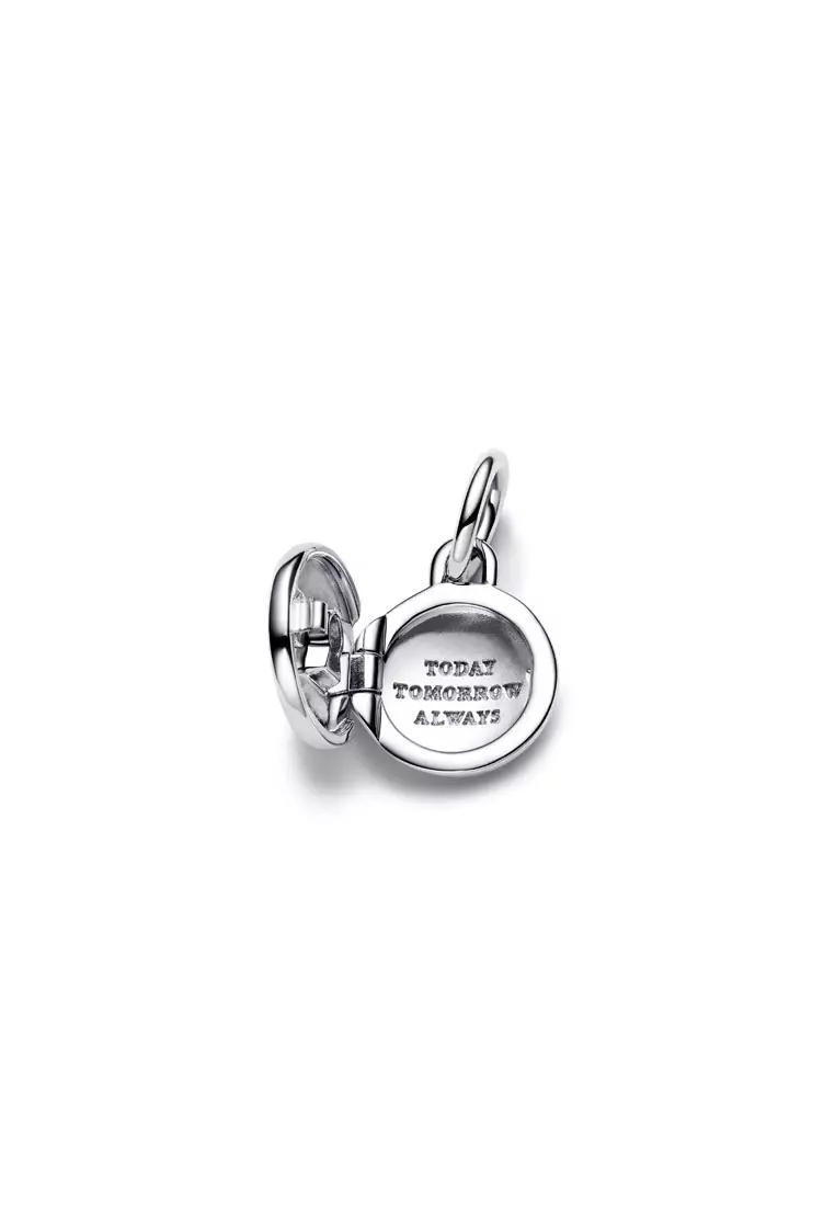 Openable & Engravable Love Locket Dangle Charm