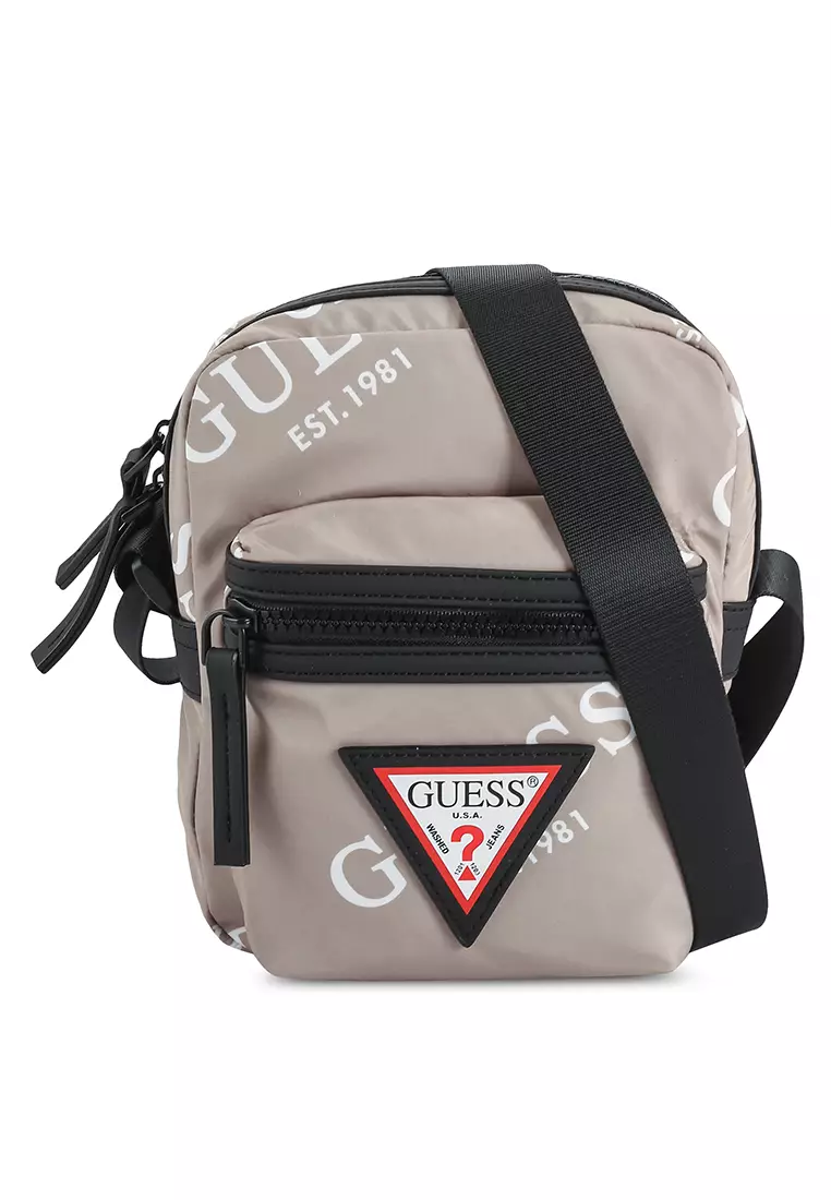 Guess messenger bag online mens