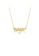 Glamorousky silver Simple Fashion Plated Gold 316L Stainless Steel Alphabet Baby Pendant with Necklace ECBDBAC7CB2F07GS_2