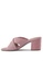 London Rag pink Blush Suede Block Heeled Sandal 6841FSHD1E66A7GS_3