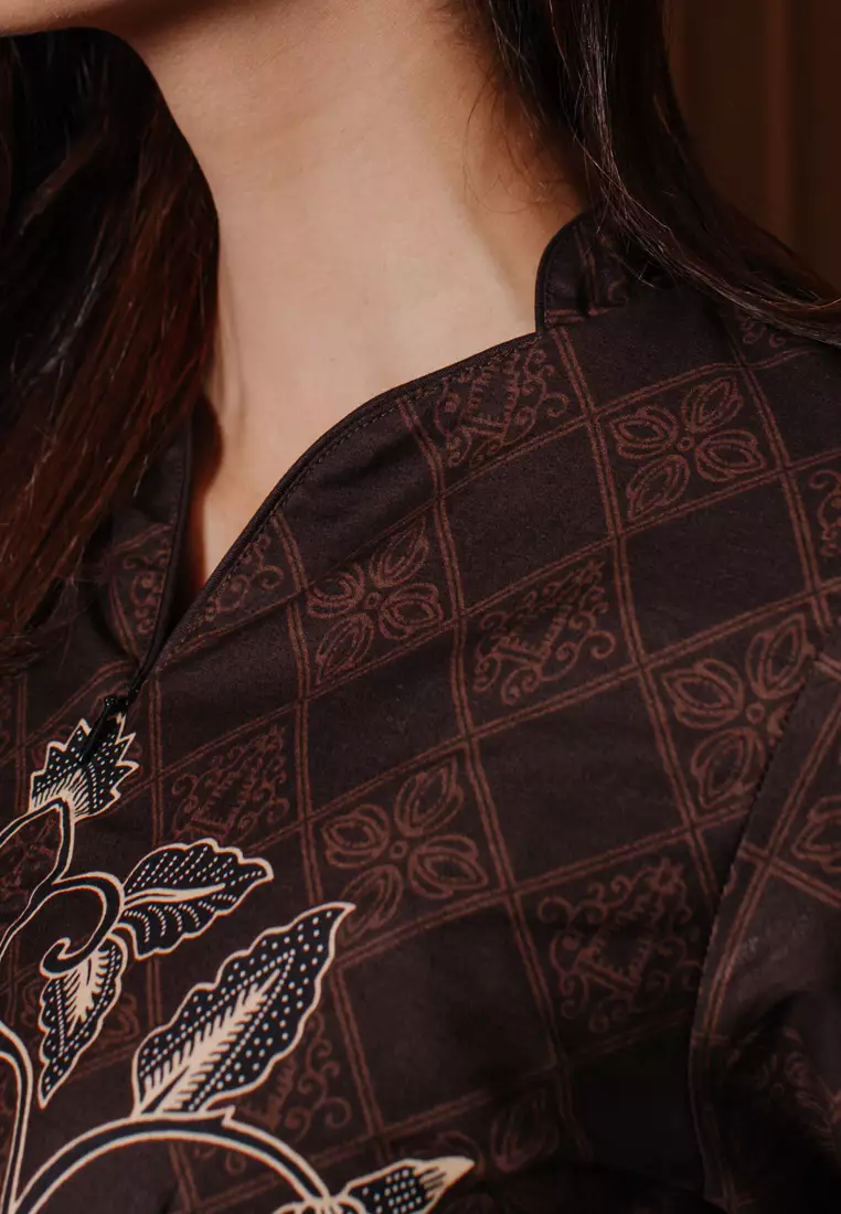 Hadinata Batik Wanita Superfine Blouse Parwati Permadi