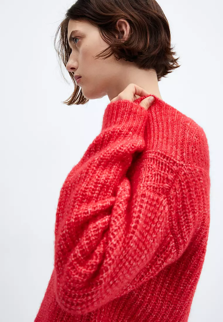 Chunky knit sweater top mango