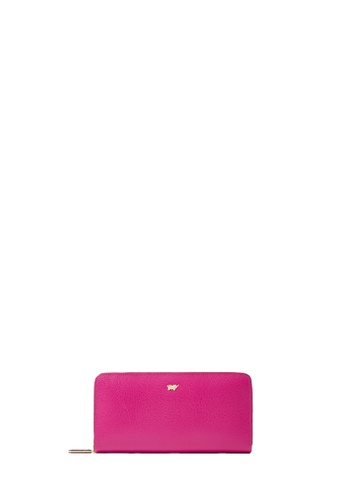 Braun Buffel pink Ophelia Zip Long Wallet 35917AC71DE1BAGS_1