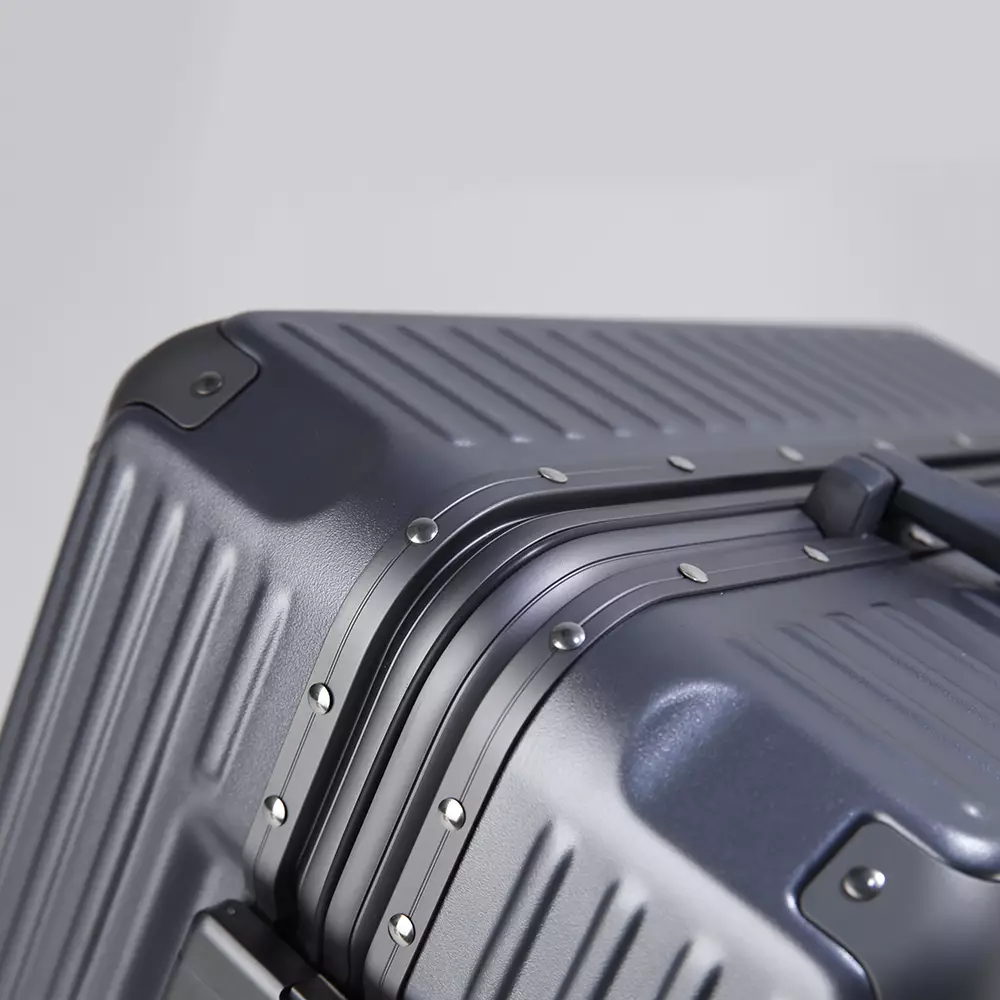 Navy Club Koper 20 Inch Frame Aluminium Skyline Koper Kabin Hardcase PC TSA Lock 4 Roda Putar