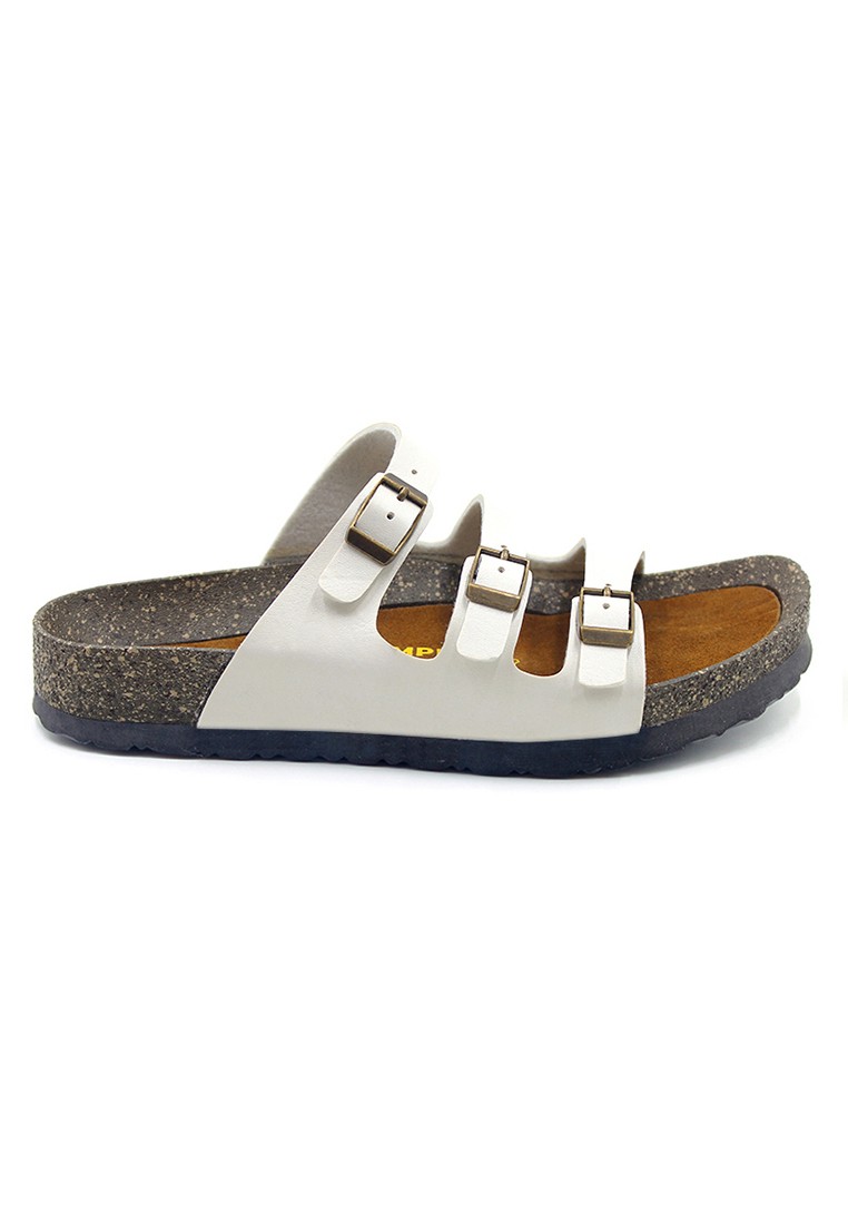 Ely - White Sandals & Flip Flops & Slipper