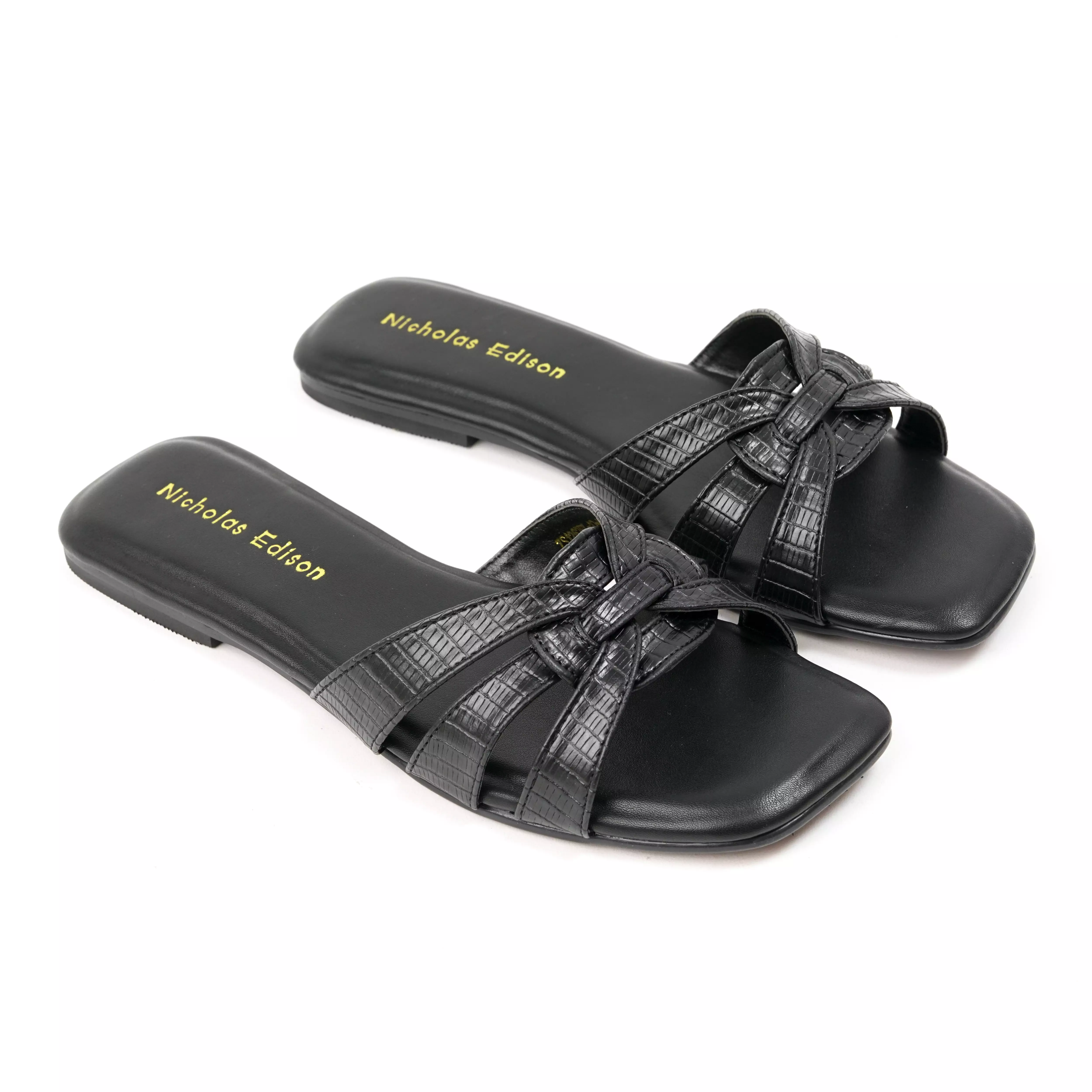 Nicholas Edison Sandal Costa Black