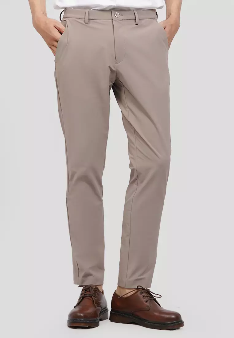 Slim Fit Basic Long Pants