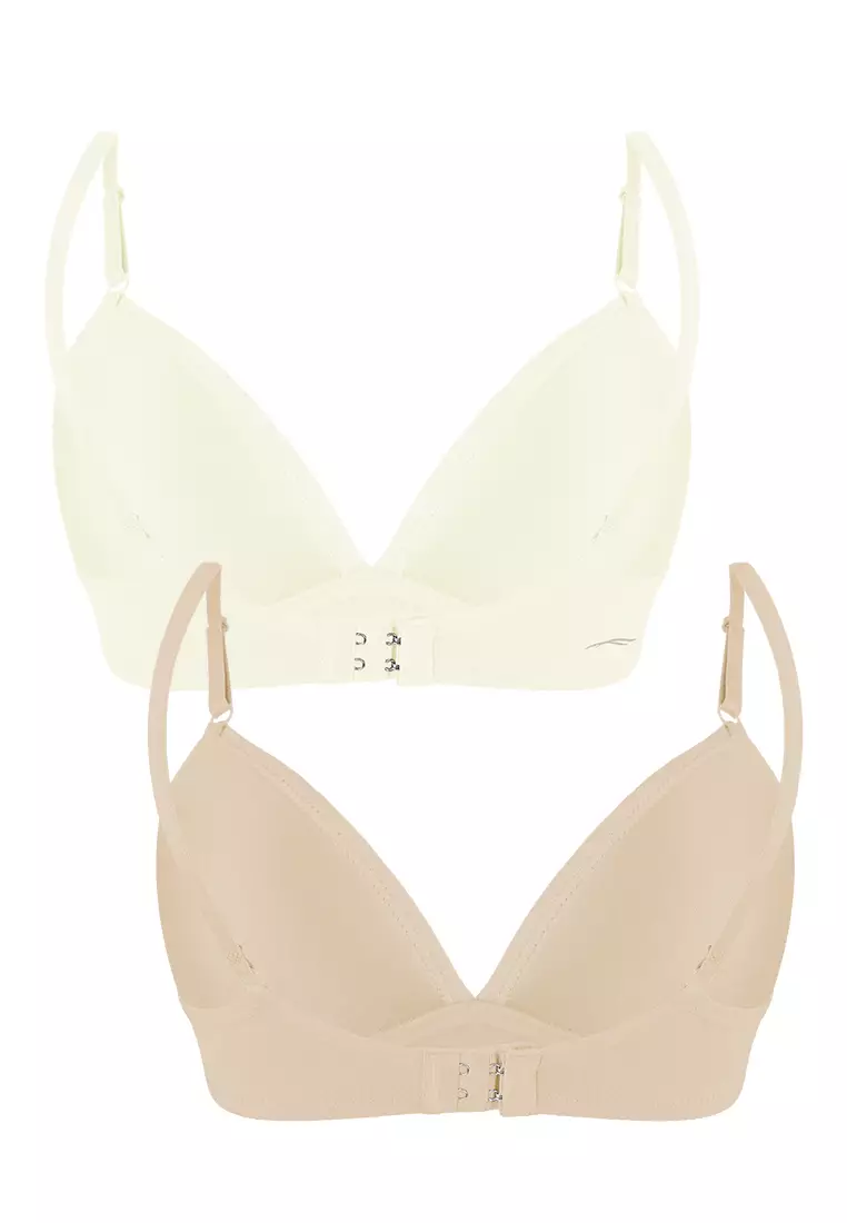 Girly Basics 2-in-1 Pack Molded Teens Bra Women Underwear