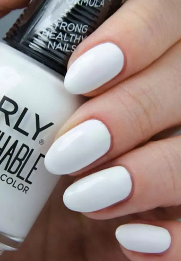 Breathable Nail Lacquer Color White Tips 18ml