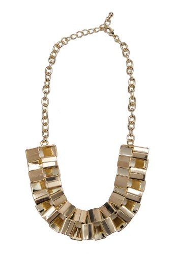 幾何圖形墜牌項鍊zalora 心得, 飾品配件, 飾品配件