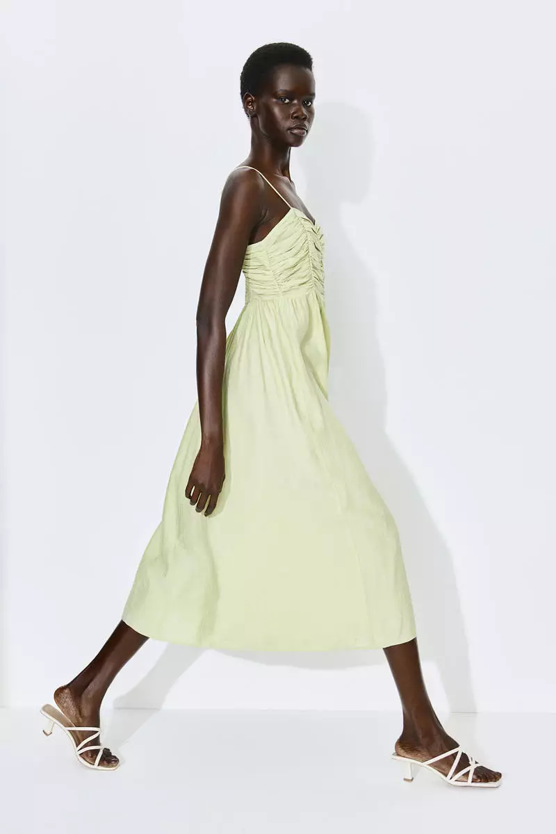 Buy H&M Gathered-bodice dress 2026 Online | ZALORA Philippines