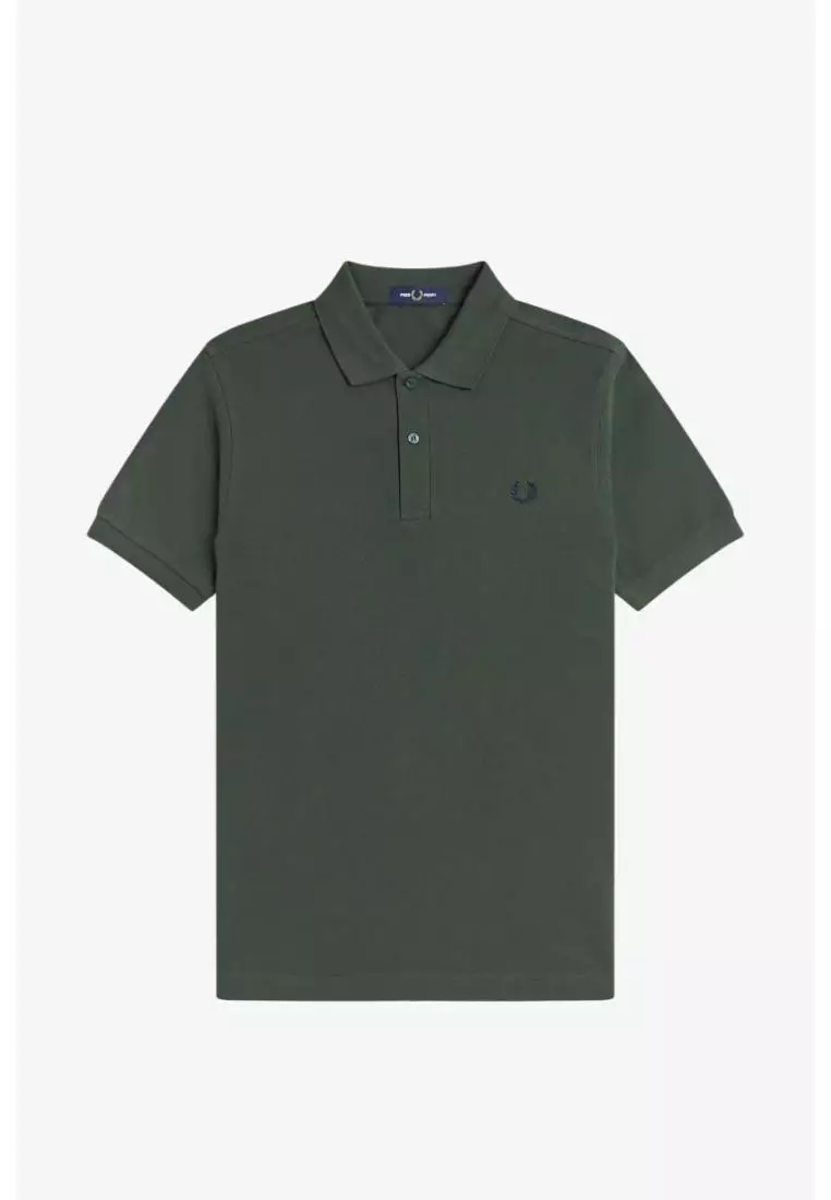 Fred Perry M6000 The Fred Perry Shirt (Court Green / Navy)