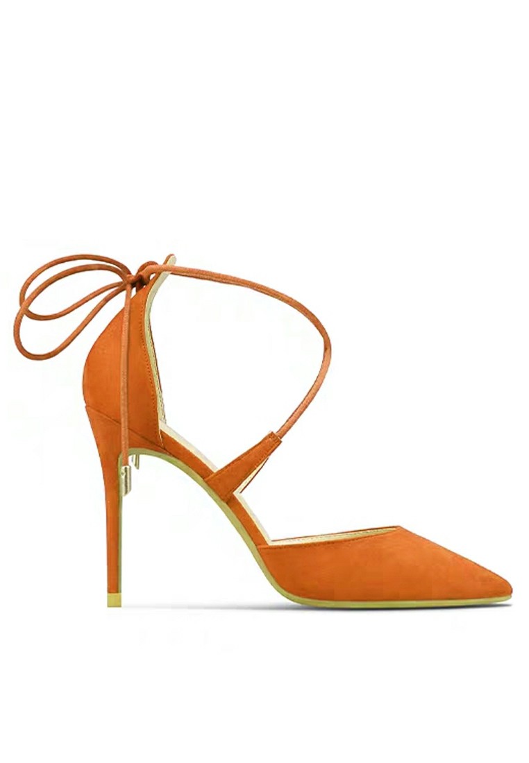 8CM Ankle Lace Up High Heel Shoes L05-r
