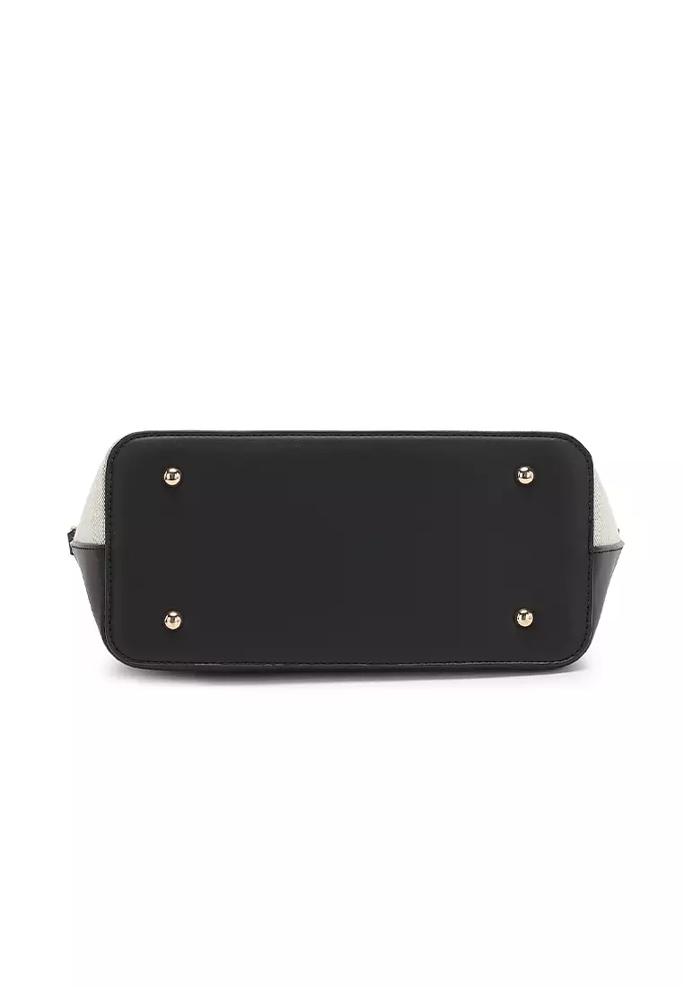 Women's Top Handle Bag / Sling Bag / Crossbody Bag (Tas Selempang / Tas Tangan) - Hitam