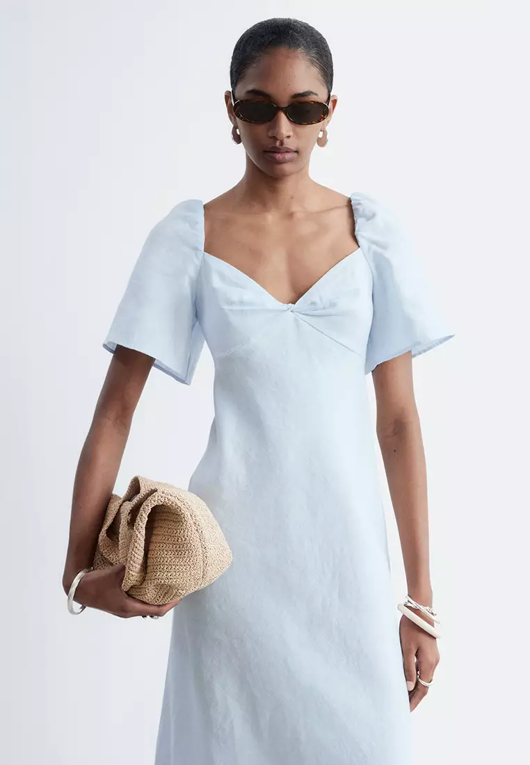 Linen Midi Dress