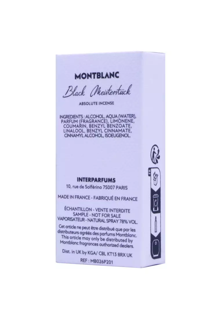Montblanc Black Meisterstuck Man (Vial) 2 ML