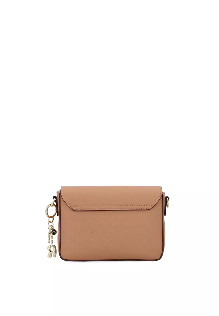 Gabbie Crossbody Bag - Dark Beige