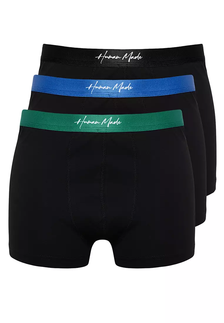 Letter Elastic 3-Pack Boxer Brief