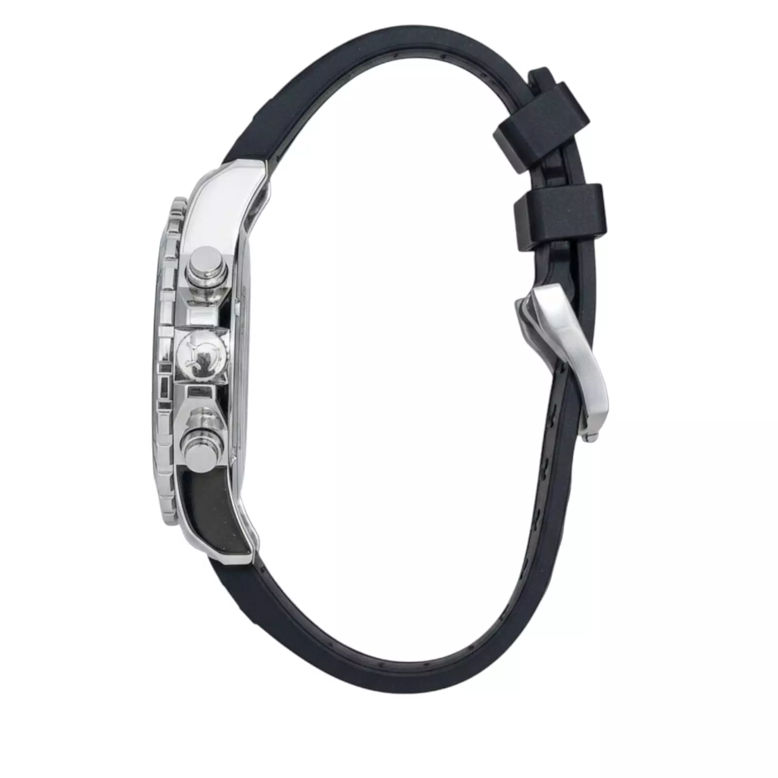 Alexandre Christie 6141 Karet Hitam Ring Hijau Cowok