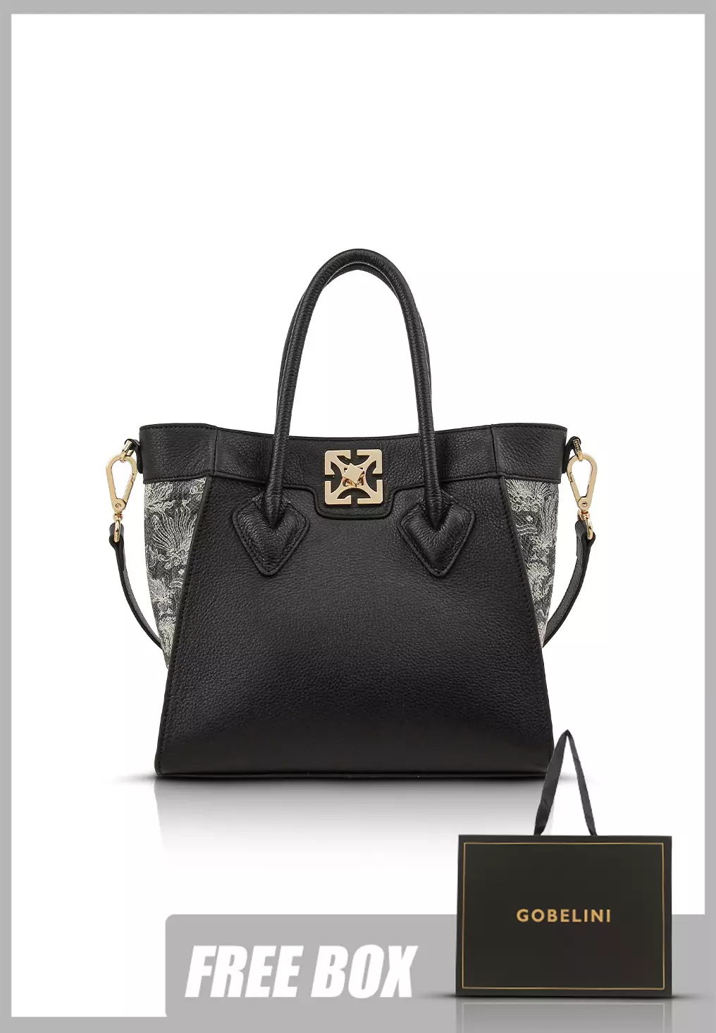 Canta Satchel Flower Prt