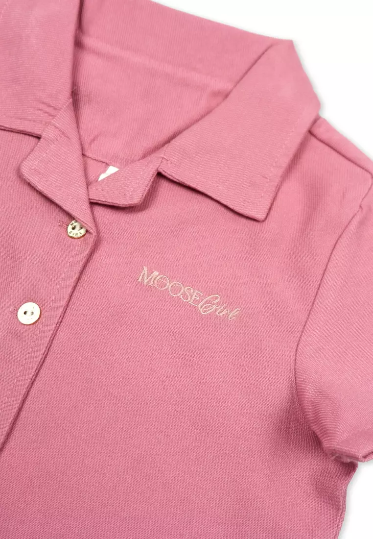 Girls Blouse with Skirt Set