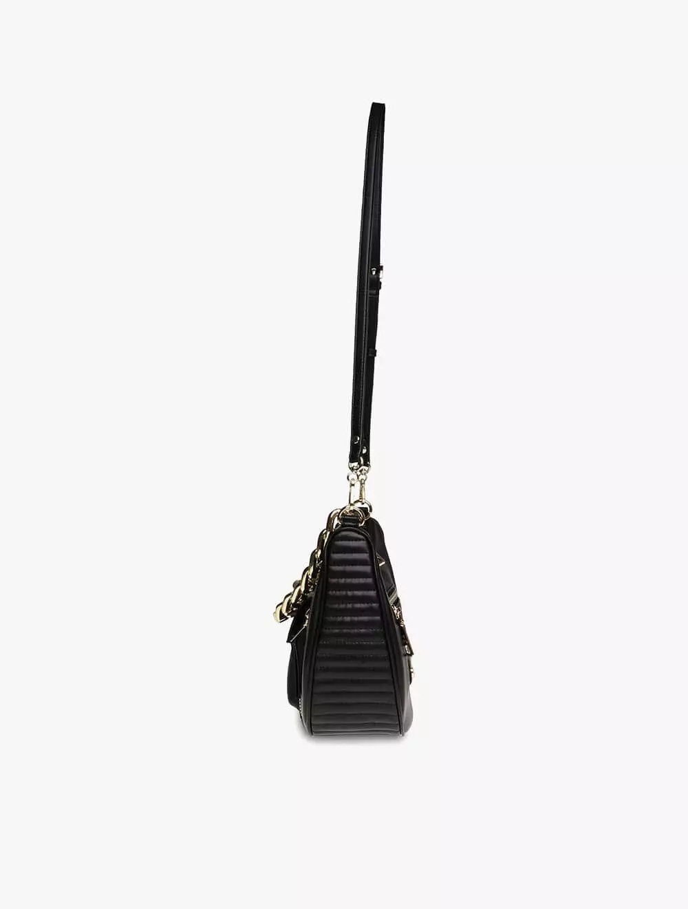 Steve Madden BOZZY Women's Crossbody Bags- Black/Gold - Black