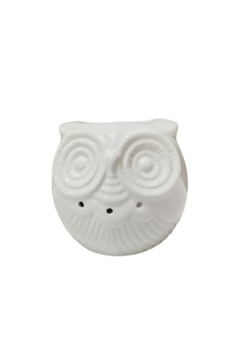 S&J Co. Naturalis Apothecary Owl White Ceramic Fragrance Aroma Oil Burner 4233CHLD288C43GS_1