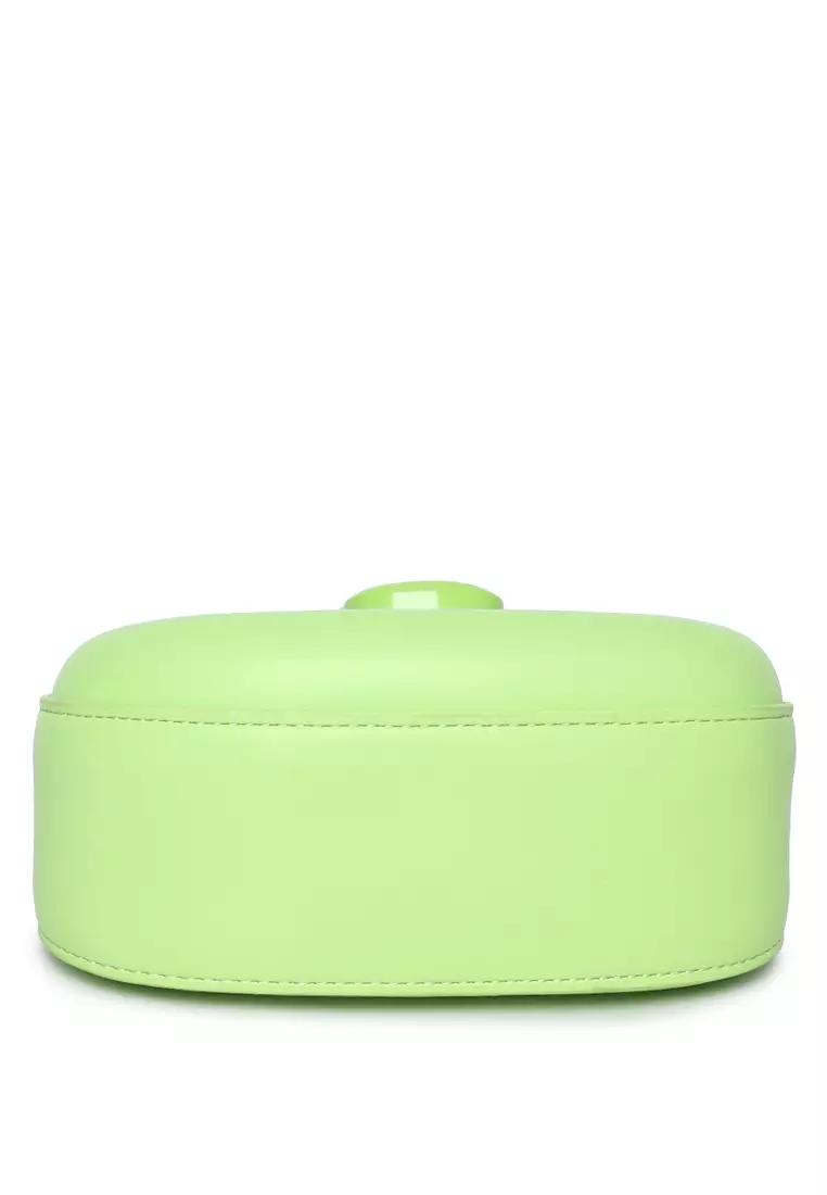 Tas Tangan Mini Gemuk Dalam Warna Hijau Muda