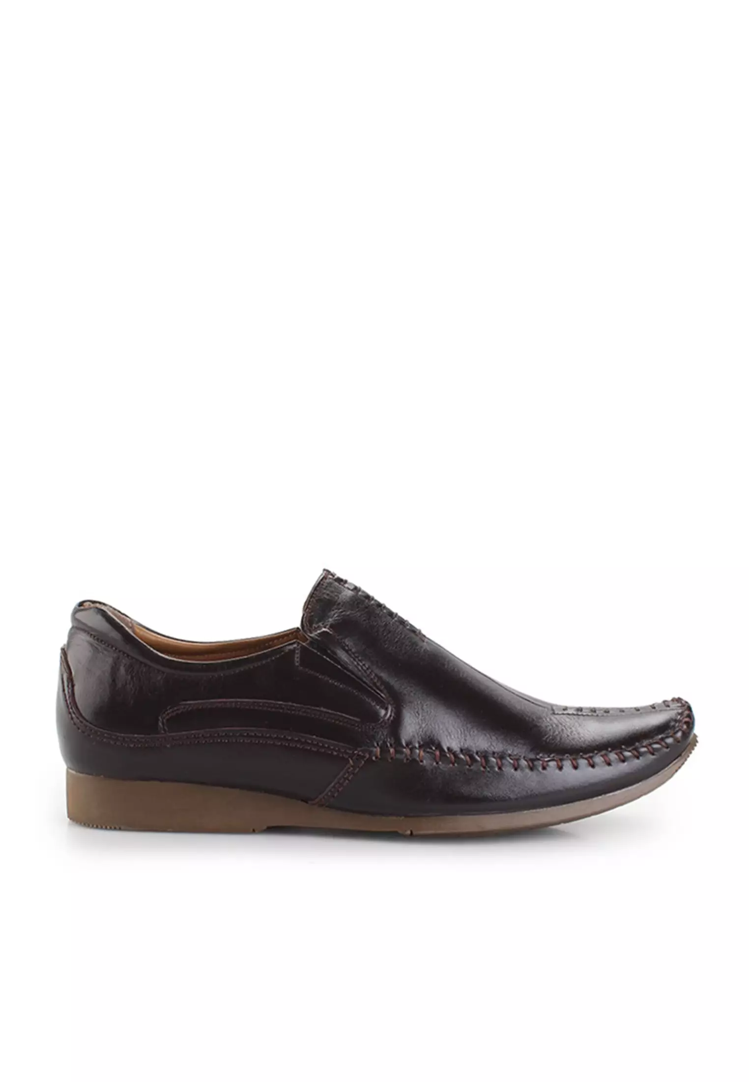 Ezra Men Slip On Loafers Full Grain Cow Leather