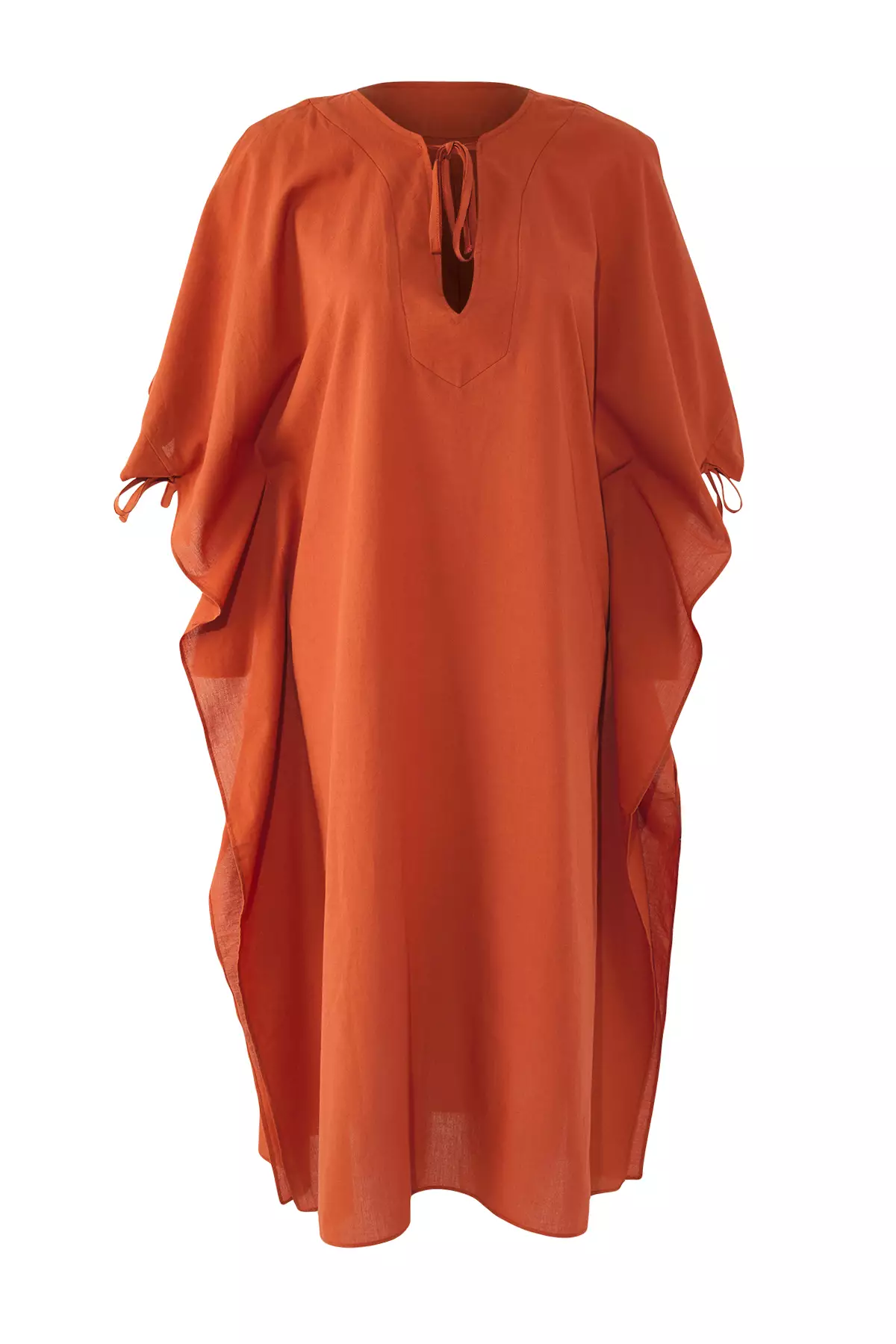 Tile Maxi Bat Sleeve Beach Dress