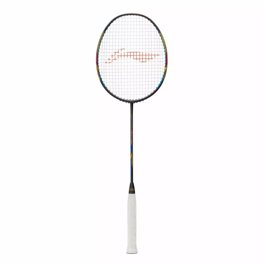 New Raket Badminton LINING WINDSTORM 72 S / 72S / WS72S Raket Only - Grey Gold Blue