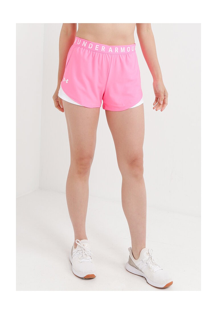 Buy Under Armour Girls' UA Play Up 2.0 Shorts, Stellar Pink