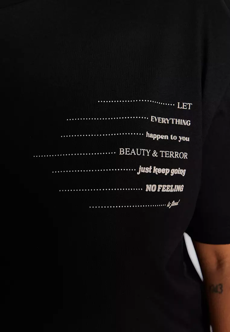 Plus Size Round Neck T-Shirt Dress