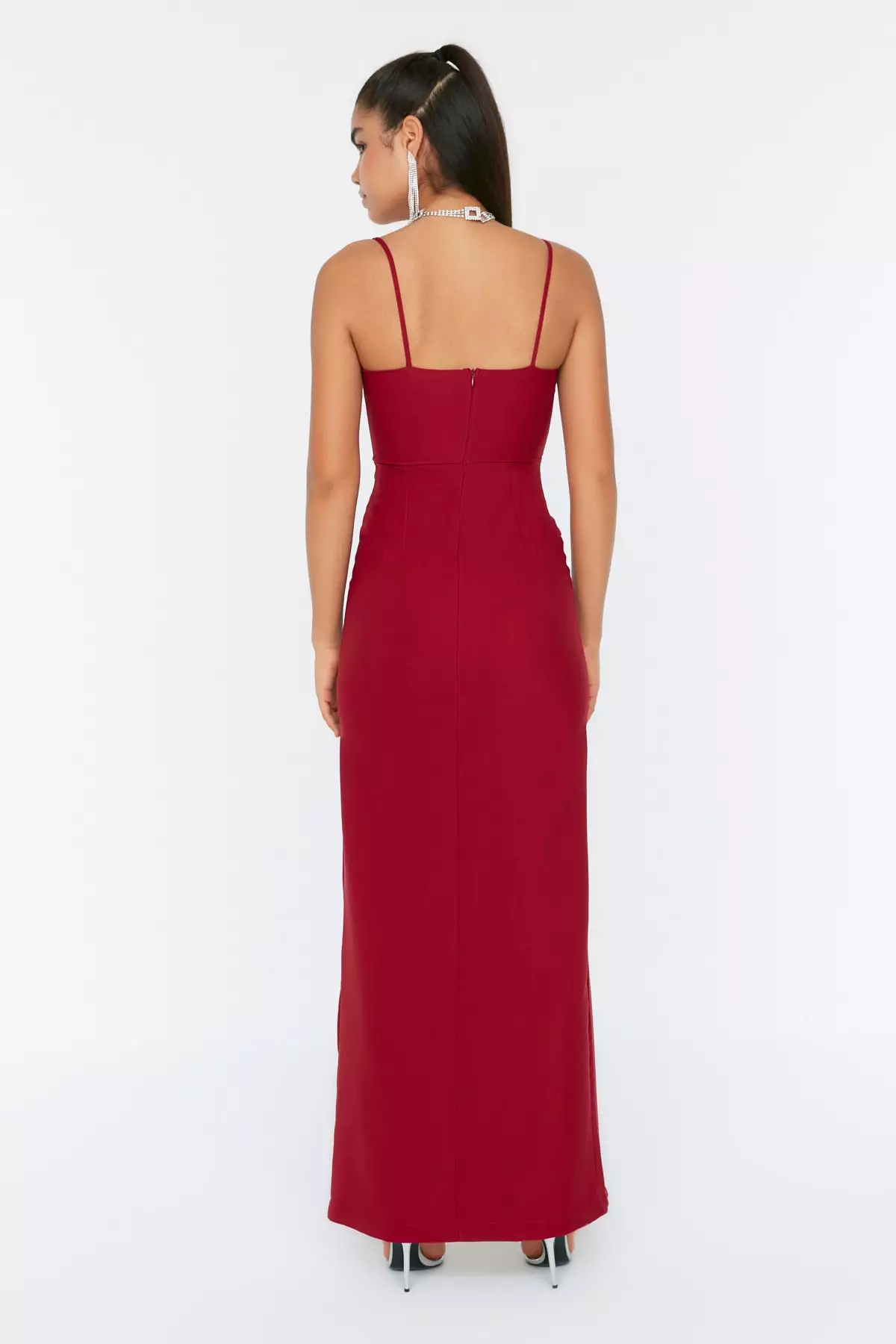 Red maxi 2024 dress formal